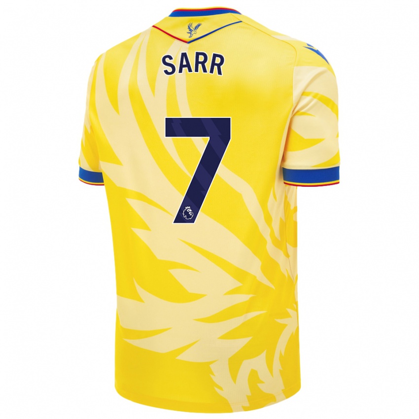 Niño Camiseta Ismaïla Sarr #7 Amarillo 2ª Equipación 2024/25 La Camisa Perú