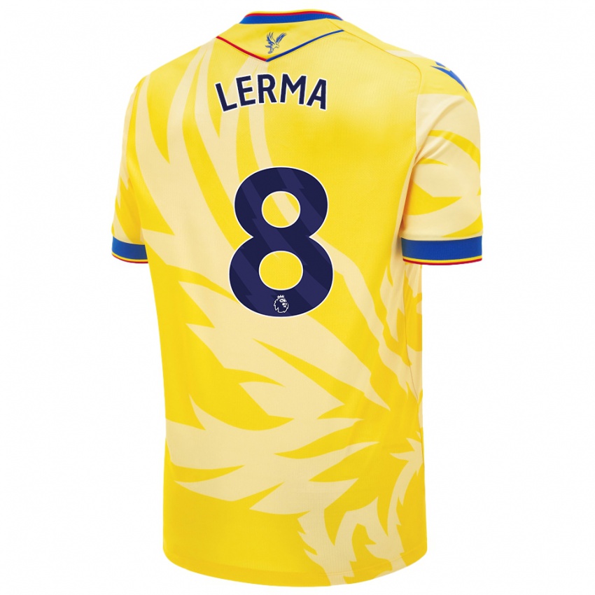 Niño Camiseta Jefferson Lerma #8 Amarillo 2ª Equipación 2024/25 La Camisa Perú