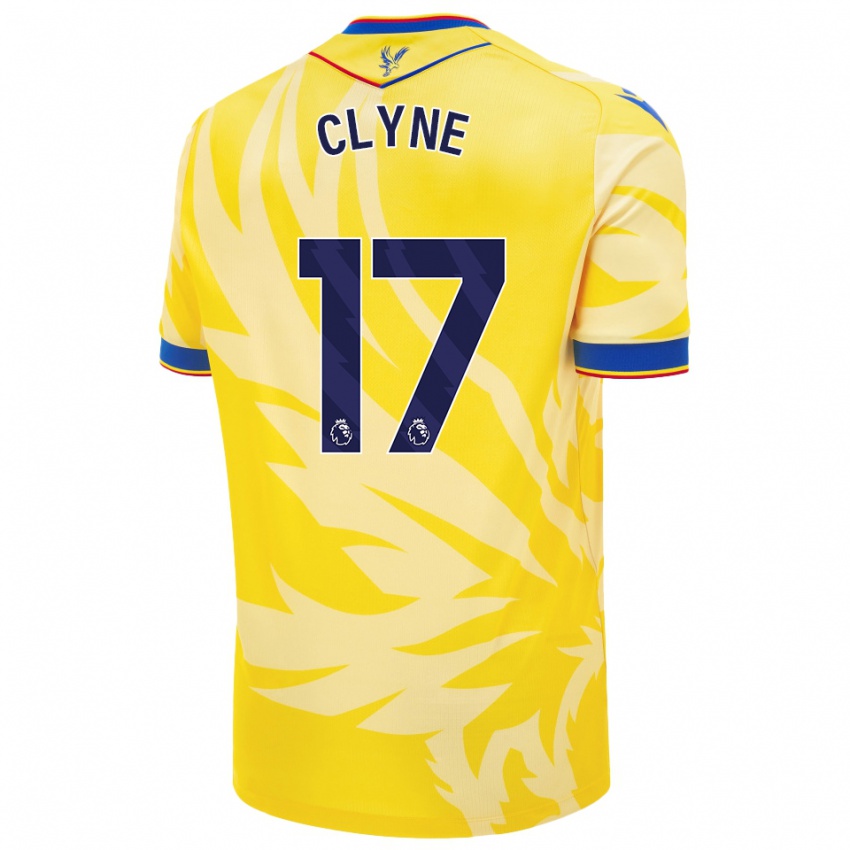 Niño Camiseta Nathaniel Clyne #17 Amarillo 2ª Equipación 2024/25 La Camisa Perú