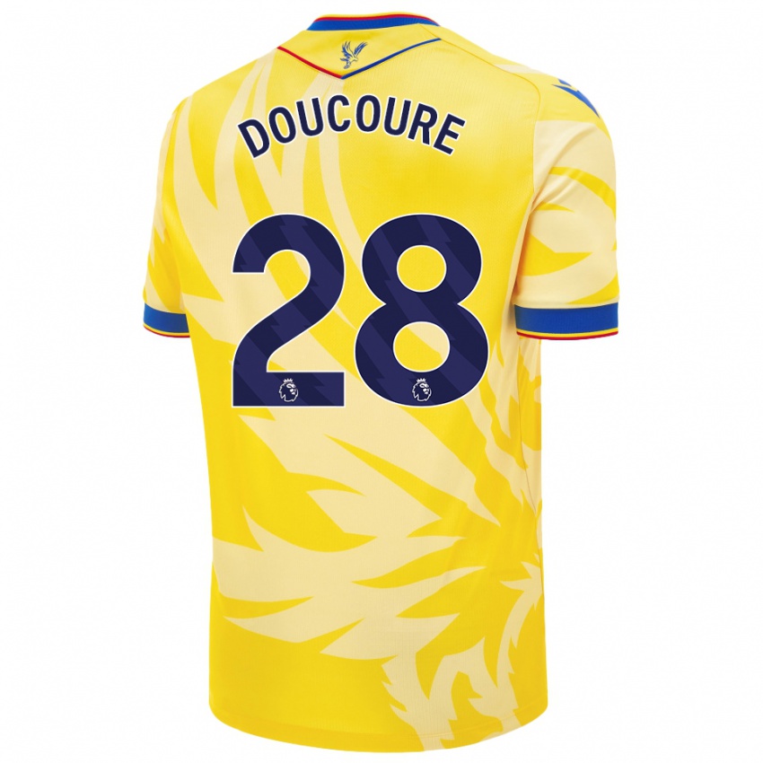 Niño Camiseta Cheick Doucouré #28 Amarillo 2ª Equipación 2024/25 La Camisa Perú