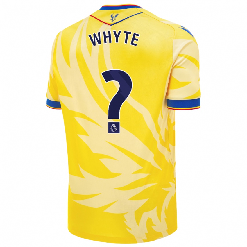 Niño Camiseta Tyler Whyte #0 Amarillo 2ª Equipación 2024/25 La Camisa Perú