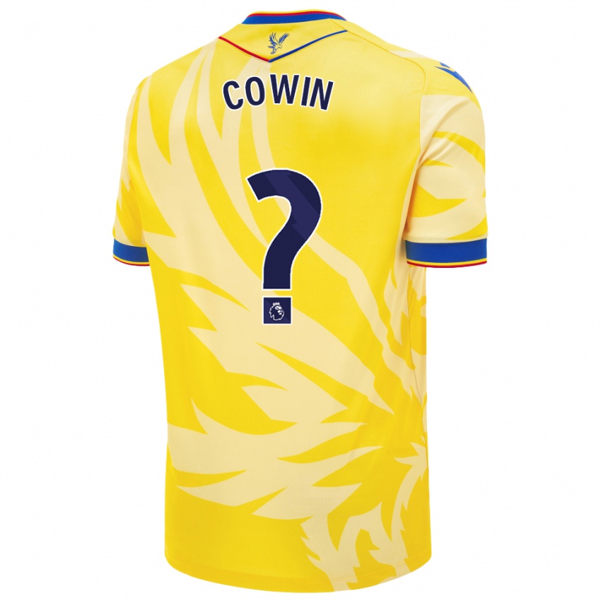 Niño Camiseta Freddie Cowin #0 Amarillo 2ª Equipación 2024/25 La Camisa Perú