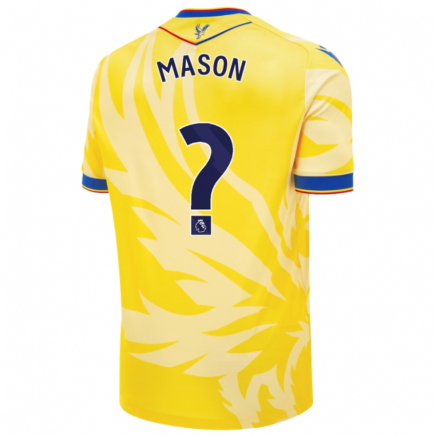 Niño Camiseta Jack Mason #0 Amarillo 2ª Equipación 2024/25 La Camisa Perú