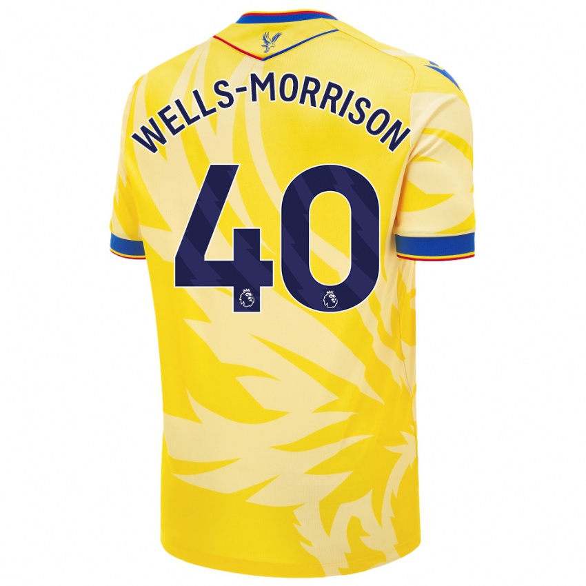 Niño Camiseta Jack Wells-Morrison #40 Amarillo 2ª Equipación 2024/25 La Camisa Perú