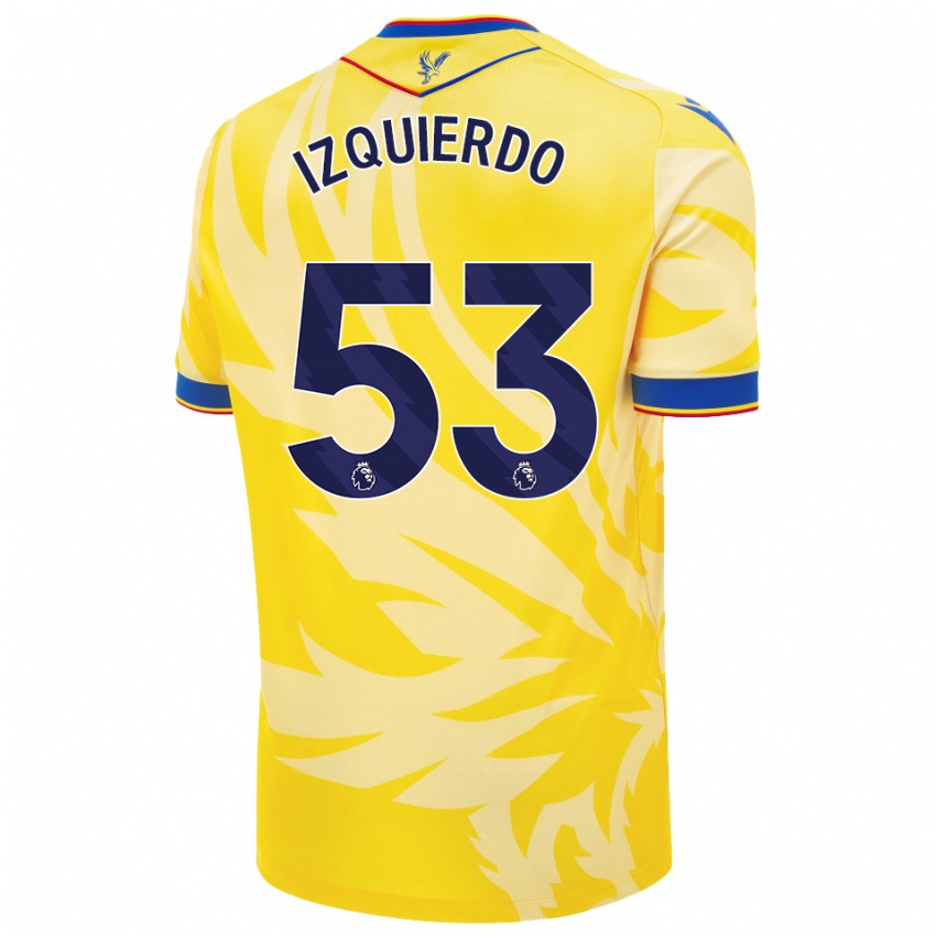 Niño Camiseta Jackson Izquierdo #53 Amarillo 2ª Equipación 2024/25 La Camisa Perú