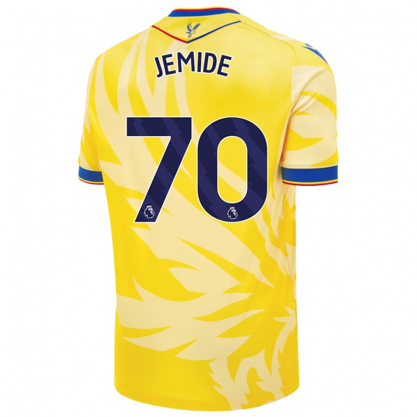 Niño Camiseta Mofe Jemide #70 Amarillo 2ª Equipación 2024/25 La Camisa Perú