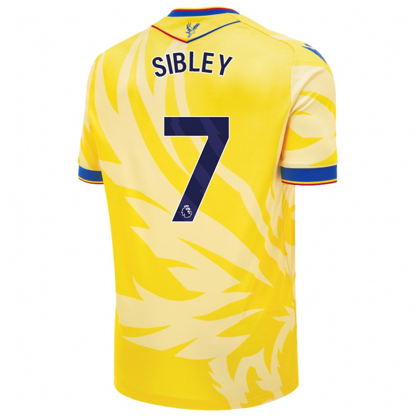 Niño Camiseta Isabella Sibley #7 Amarillo 2ª Equipación 2024/25 La Camisa Perú