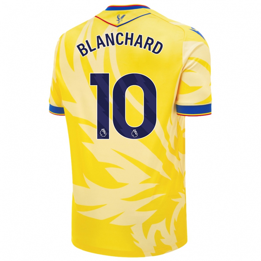 Niño Camiseta Annabel Blanchard #10 Amarillo 2ª Equipación 2024/25 La Camisa Perú