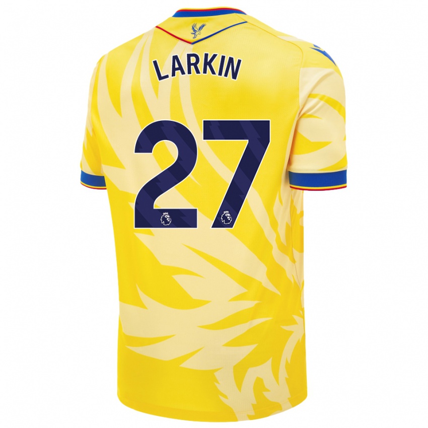 Niño Camiseta Abbie Larkin #27 Amarillo 2ª Equipación 2024/25 La Camisa Perú