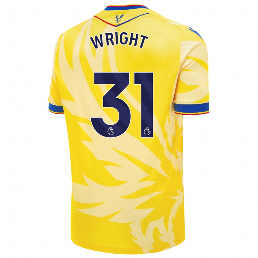 Niño Camiseta Annis-Clara Wright #31 Amarillo 2ª Equipación 2024/25 La Camisa Perú