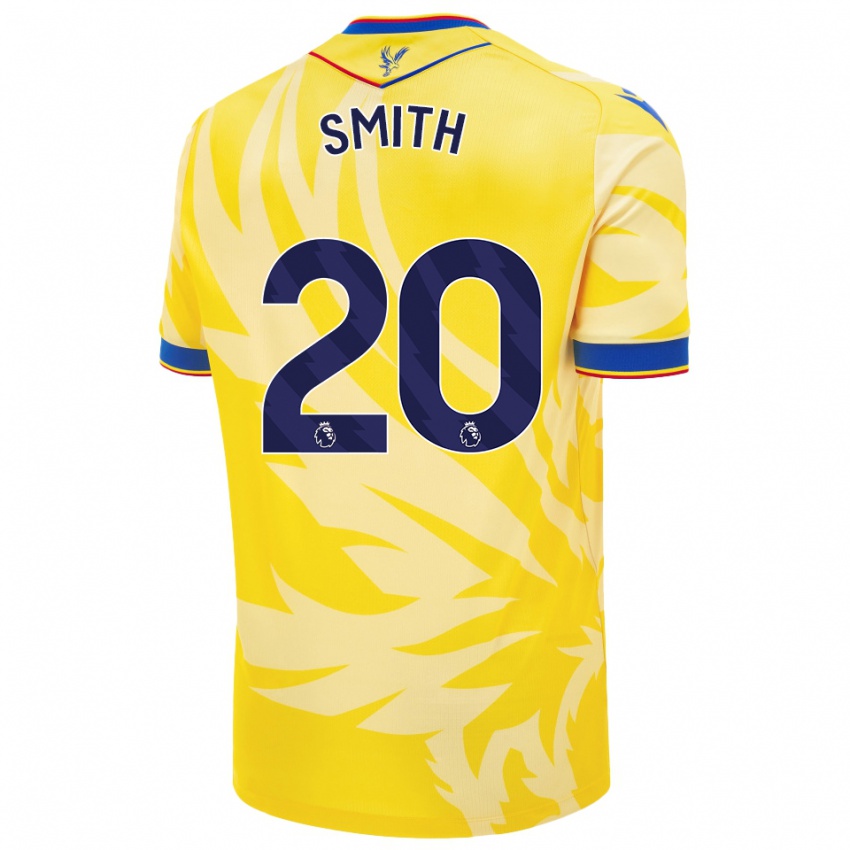 Niño Camiseta Hope Smith #20 Amarillo 2ª Equipación 2024/25 La Camisa Perú