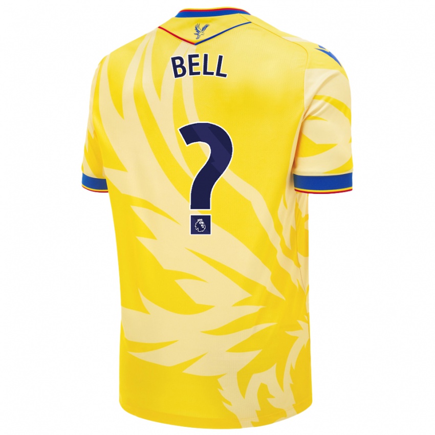 Niño Camiseta Freddie Bell #0 Amarillo 2ª Equipación 2024/25 La Camisa Perú