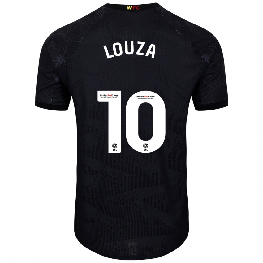 Niño Camiseta Imrân Louza #10 Negro Blanco 2ª Equipación 2024/25 La Camisa Perú