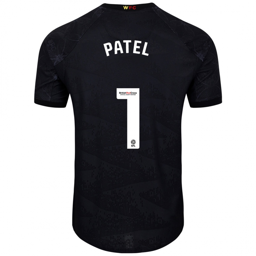 Niño Camiseta Safia Middleton-Patel #1 Negro Blanco 2ª Equipación 2024/25 La Camisa Perú