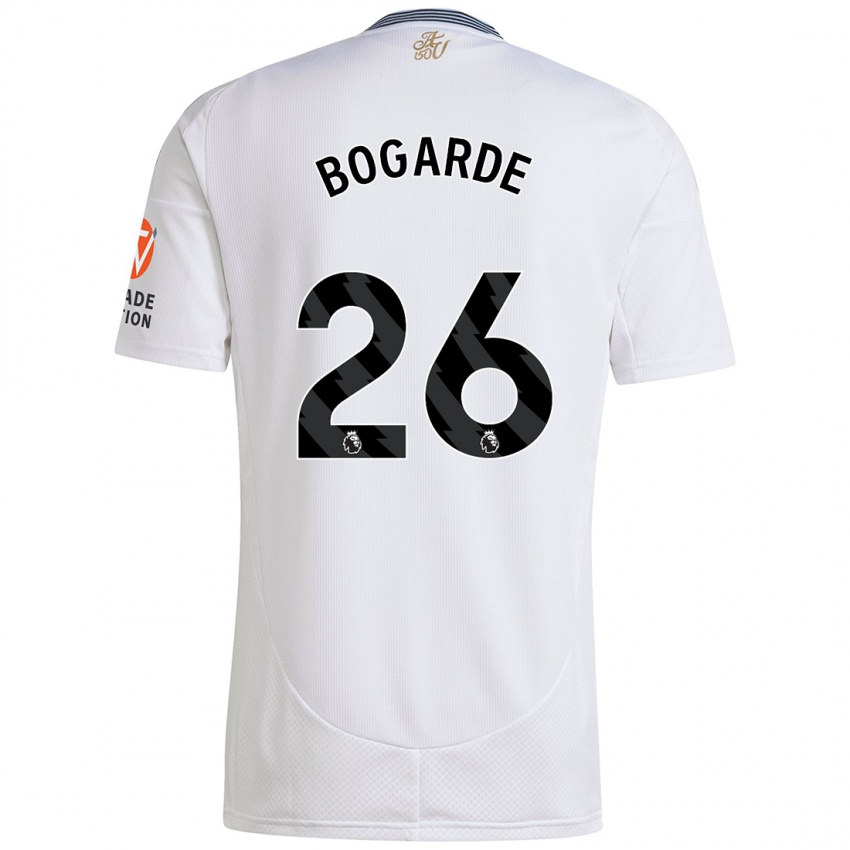 Niño Camiseta Lamare Bogarde #26 Blanco 2ª Equipación 2024/25 La Camisa Perú