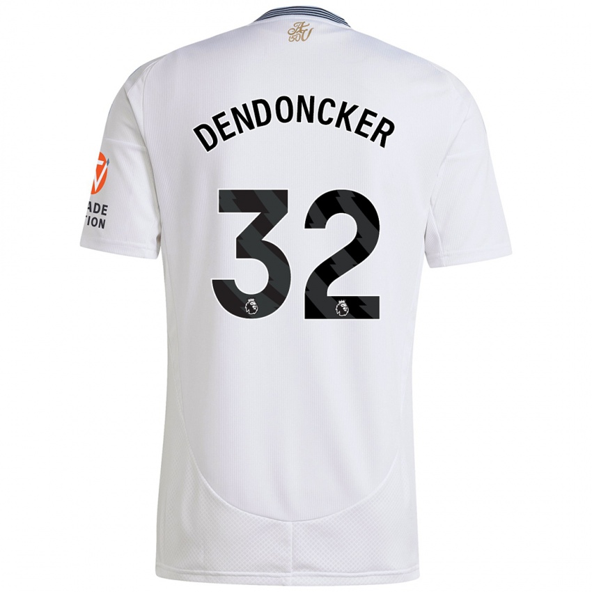 Niño Camiseta Leander Dendoncker #32 Blanco 2ª Equipación 2024/25 La Camisa Perú