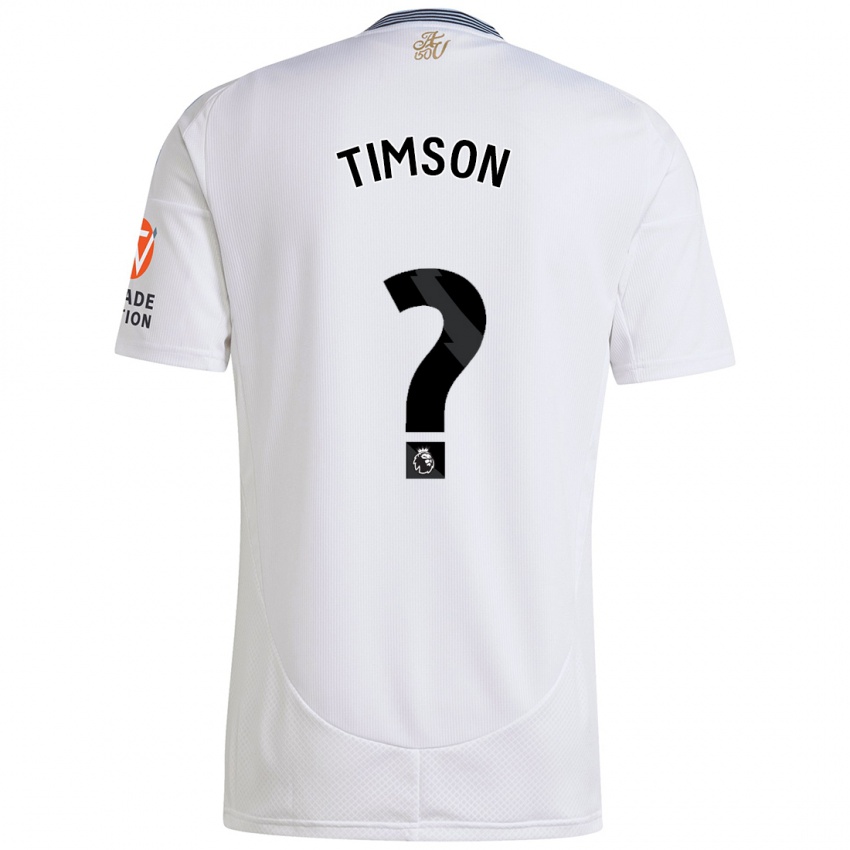 Niño Camiseta Nile Timson #0 Blanco 2ª Equipación 2024/25 La Camisa Perú