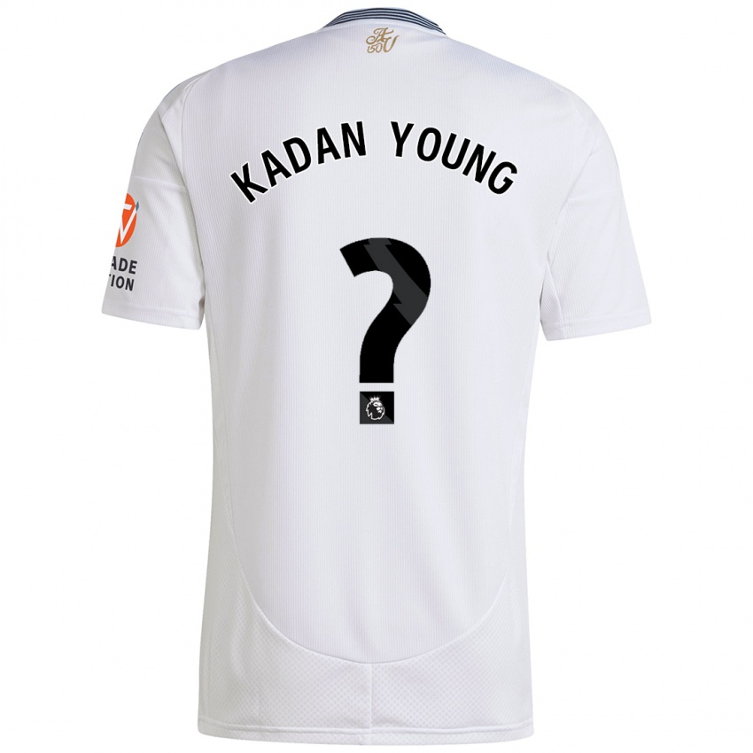 Niño Camiseta Kadan Young #0 Blanco 2ª Equipación 2024/25 La Camisa Perú