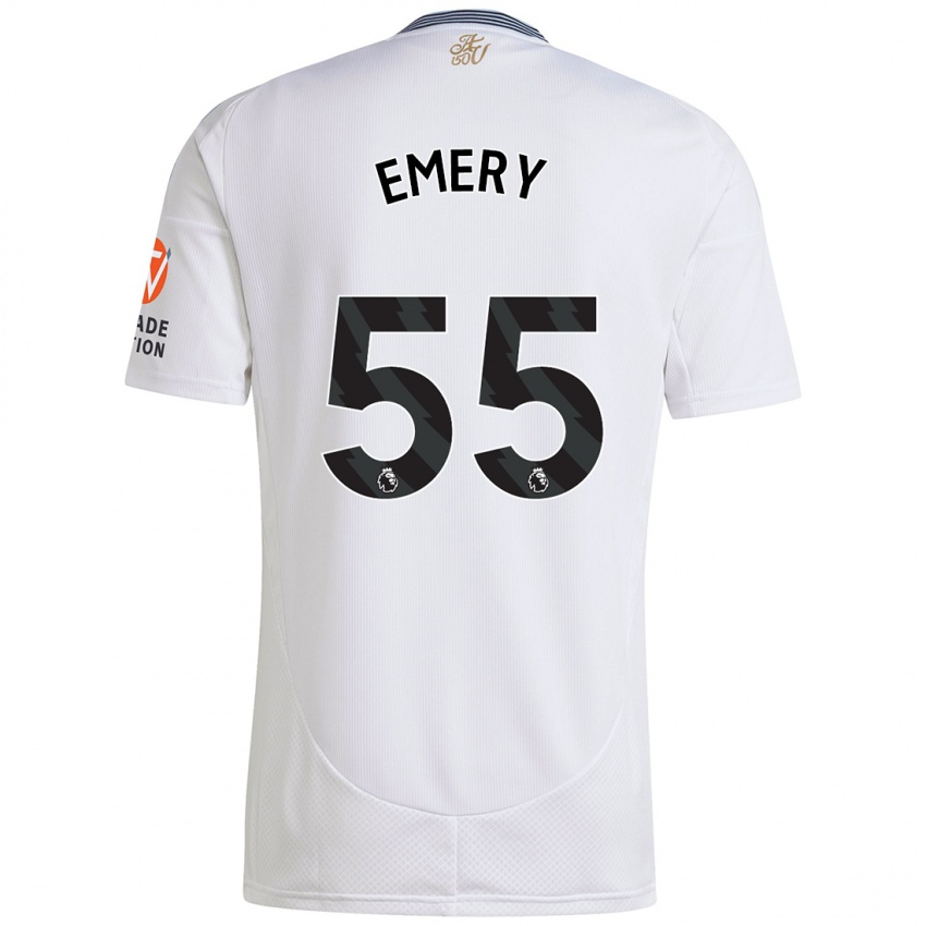 Niño Camiseta Lander Emery #55 Blanco 2ª Equipación 2024/25 La Camisa Perú