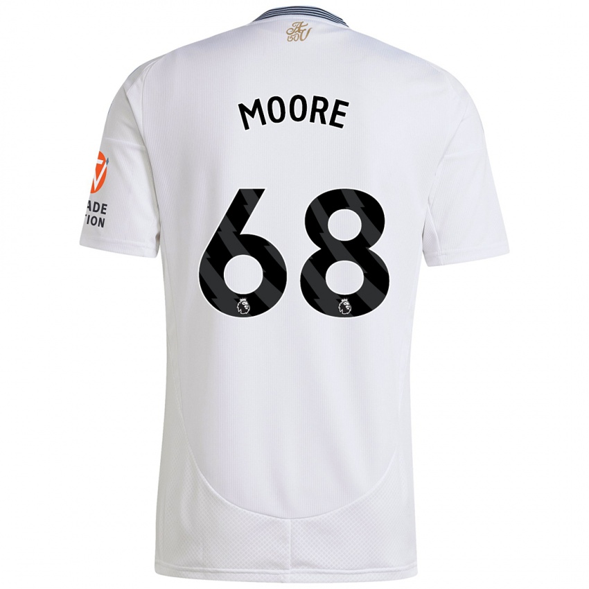 Niño Camiseta Kobei Moore #68 Blanco 2ª Equipación 2024/25 La Camisa Perú