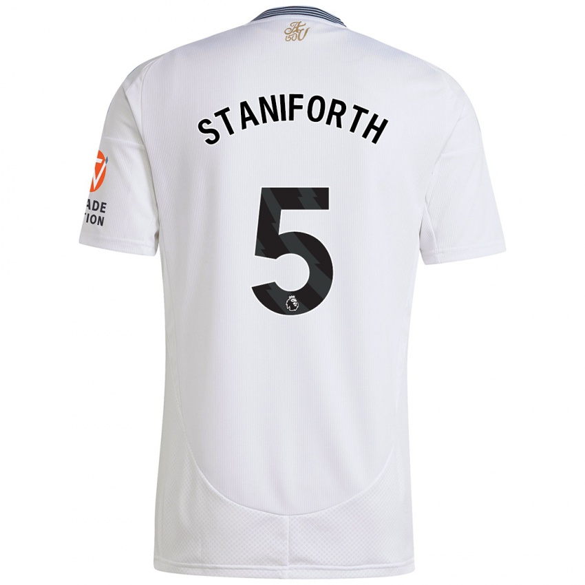 Niño Camiseta Lucy Staniforth #5 Blanco 2ª Equipación 2024/25 La Camisa Perú