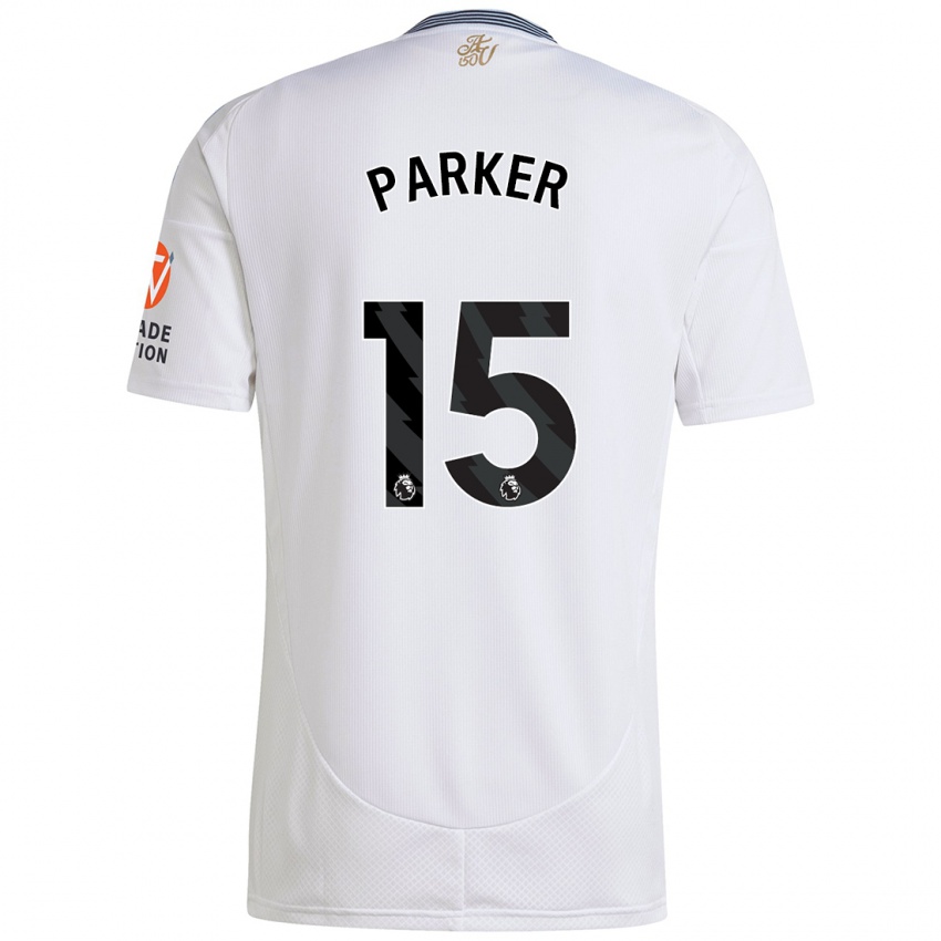 Niño Camiseta Lucy Parker #15 Blanco 2ª Equipación 2024/25 La Camisa Perú