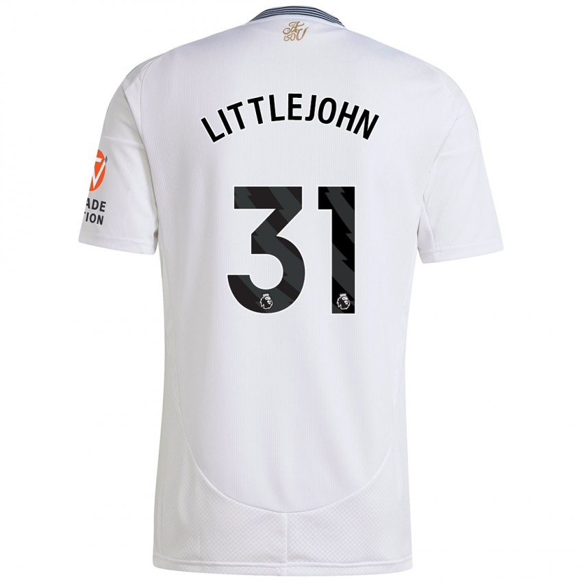 Niño Camiseta Ruesha Littlejohn #31 Blanco 2ª Equipación 2024/25 La Camisa Perú