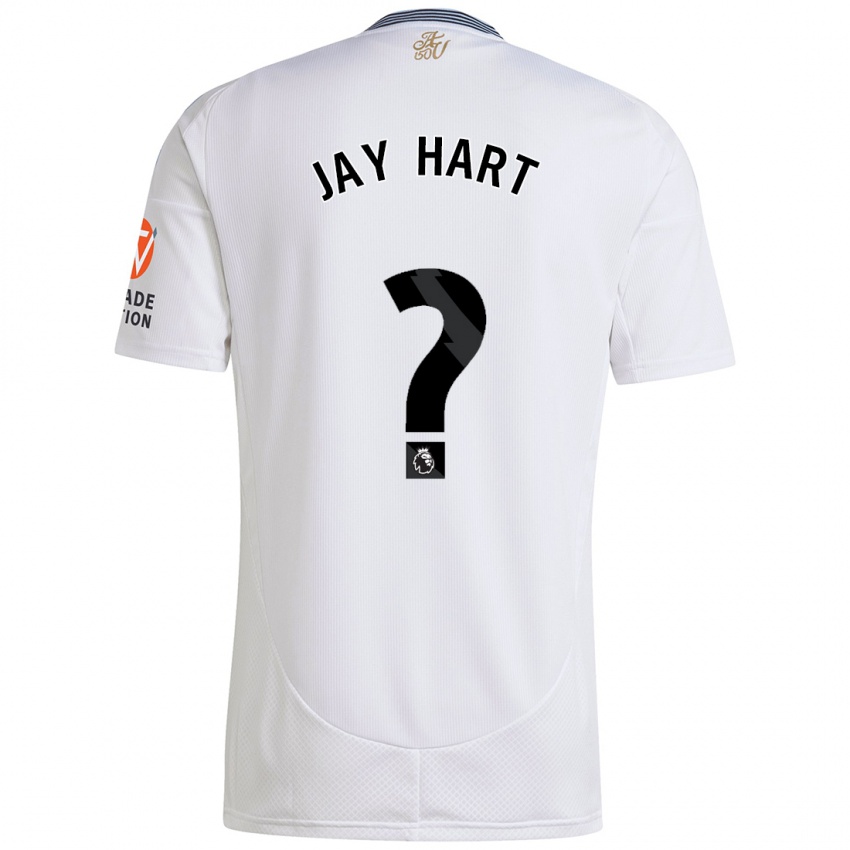 Niño Camiseta Taylor Jay Hart #0 Blanco 2ª Equipación 2024/25 La Camisa Perú