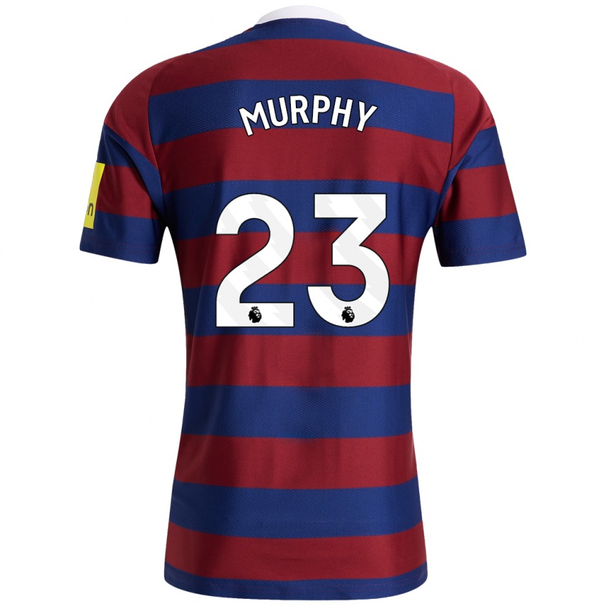 Niño Camiseta Jacob Murphy #23 Burdeos Azul Marino 2ª Equipación 2024/25 La Camisa Perú