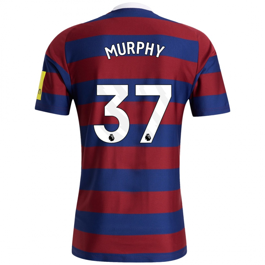 Niño Camiseta Alex Murphy #37 Burdeos Azul Marino 2ª Equipación 2024/25 La Camisa Perú