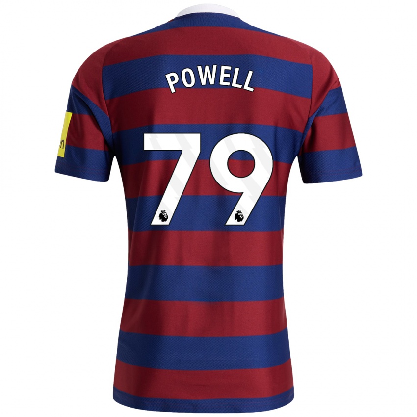 Niño Camiseta Rory Powell #79 Burdeos Azul Marino 2ª Equipación 2024/25 La Camisa Perú