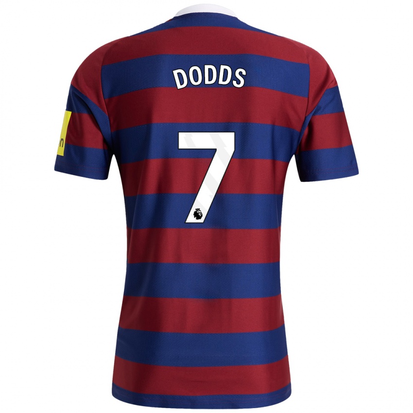 Niño Camiseta Tyler Dodds #7 Burdeos Azul Marino 2ª Equipación 2024/25 La Camisa Perú