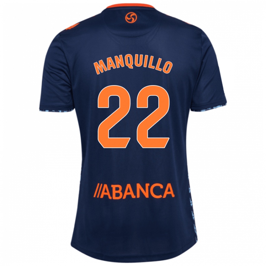 Niño Camiseta Javier Manquillo #22 Azul Marino 2ª Equipación 2024/25 La Camisa Perú