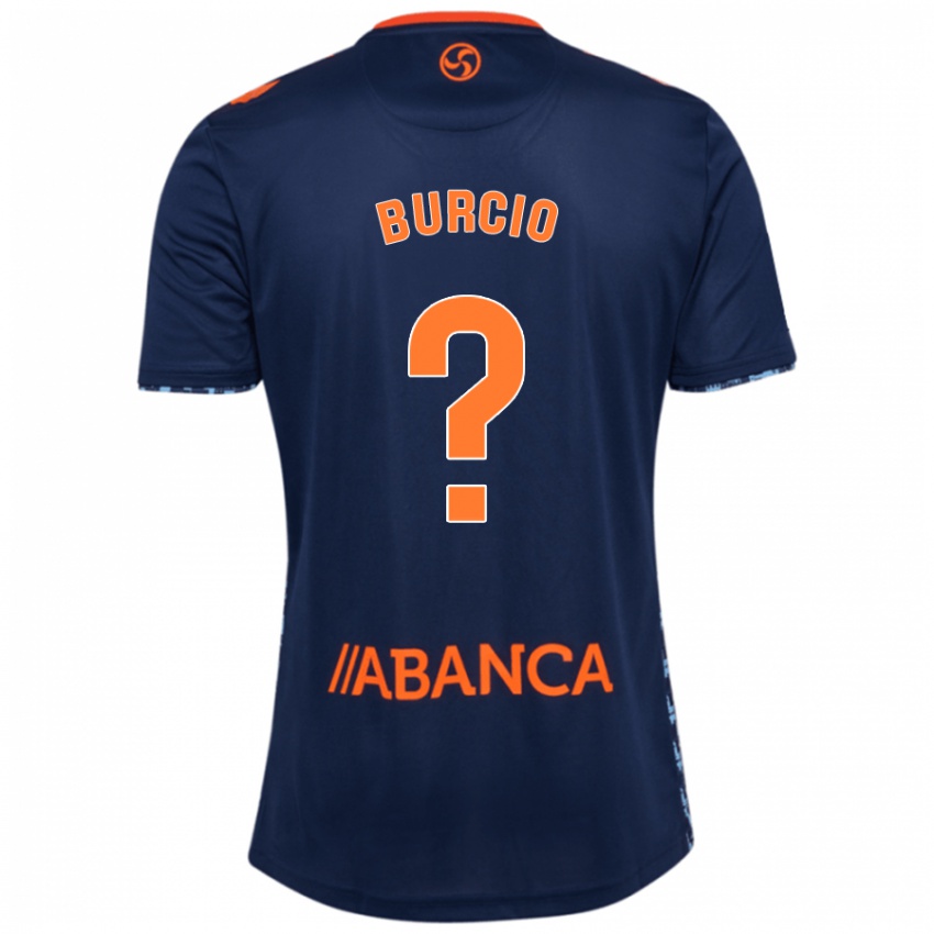 Niño Camiseta Hugo Burcio #0 Azul Marino 2ª Equipación 2024/25 La Camisa Perú