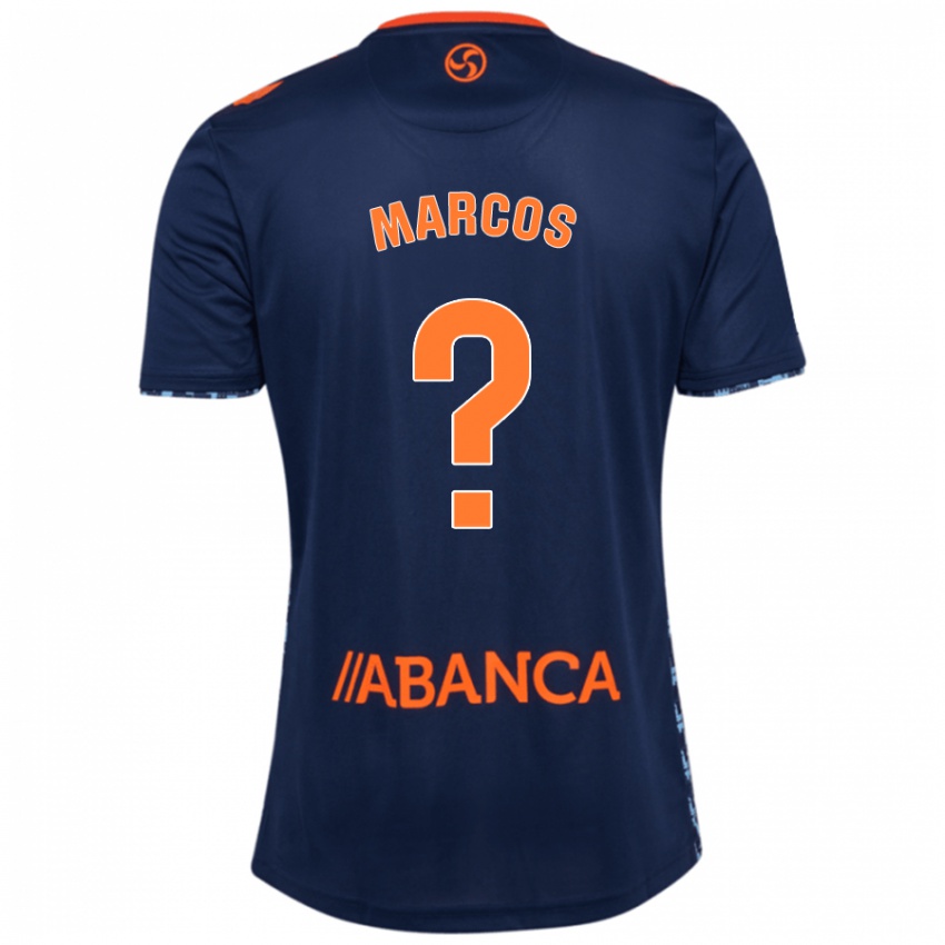 Niño Camiseta Óscar Marcos #0 Azul Marino 2ª Equipación 2024/25 La Camisa Perú