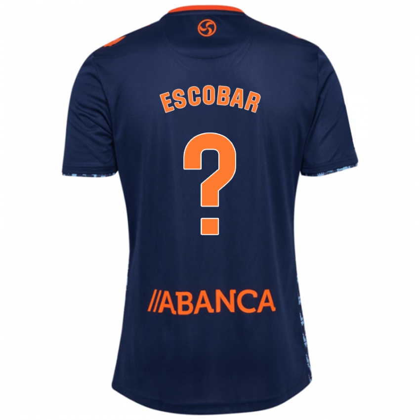 Niño Camiseta Jordi Escobar #0 Azul Marino 2ª Equipación 2024/25 La Camisa Perú