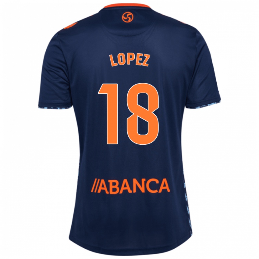 Niño Camiseta Joel López #18 Azul Marino 2ª Equipación 2024/25 La Camisa Perú