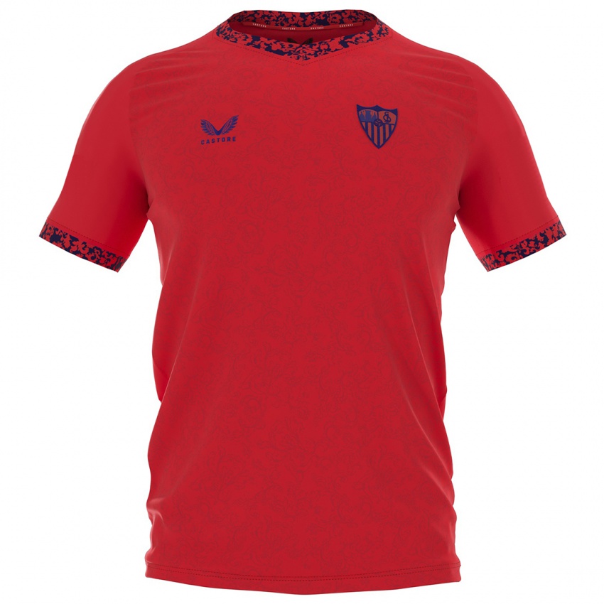 Niño Camiseta Raquel Morcillo #0 Rojo 2ª Equipación 2024/25 La Camisa Perú