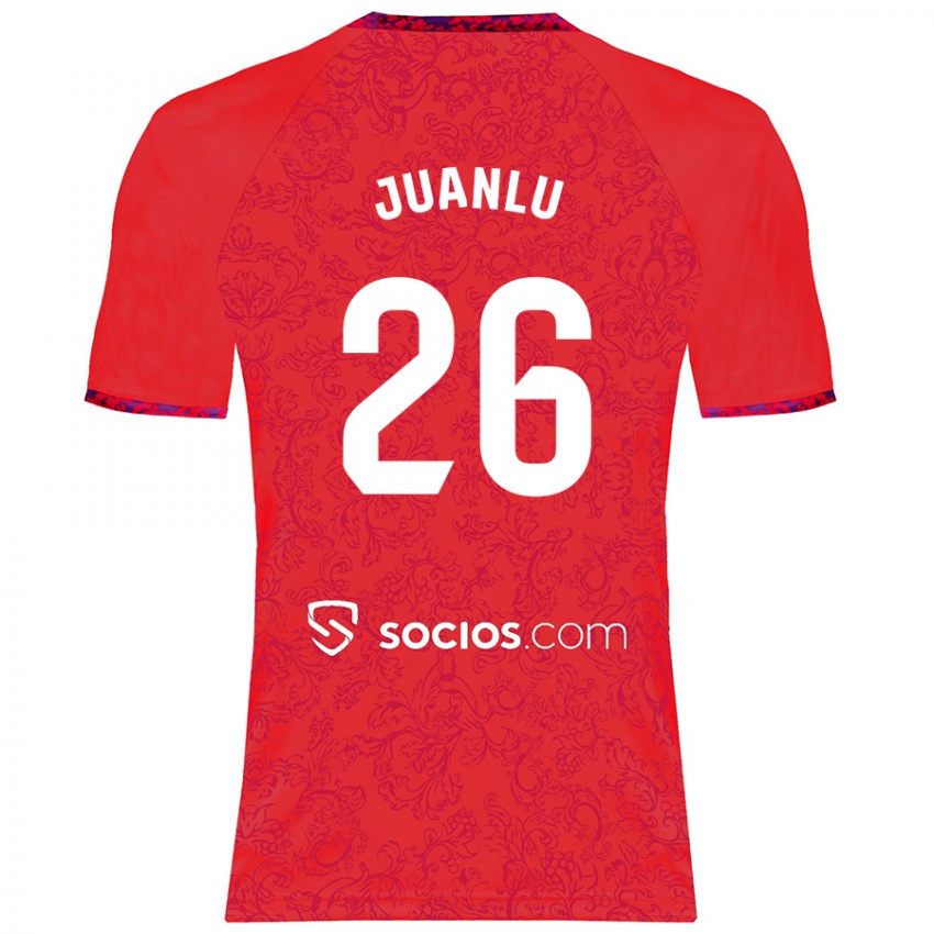 Niño Camiseta Juanlu Sánchez #26 Rojo 2ª Equipación 2024/25 La Camisa Perú