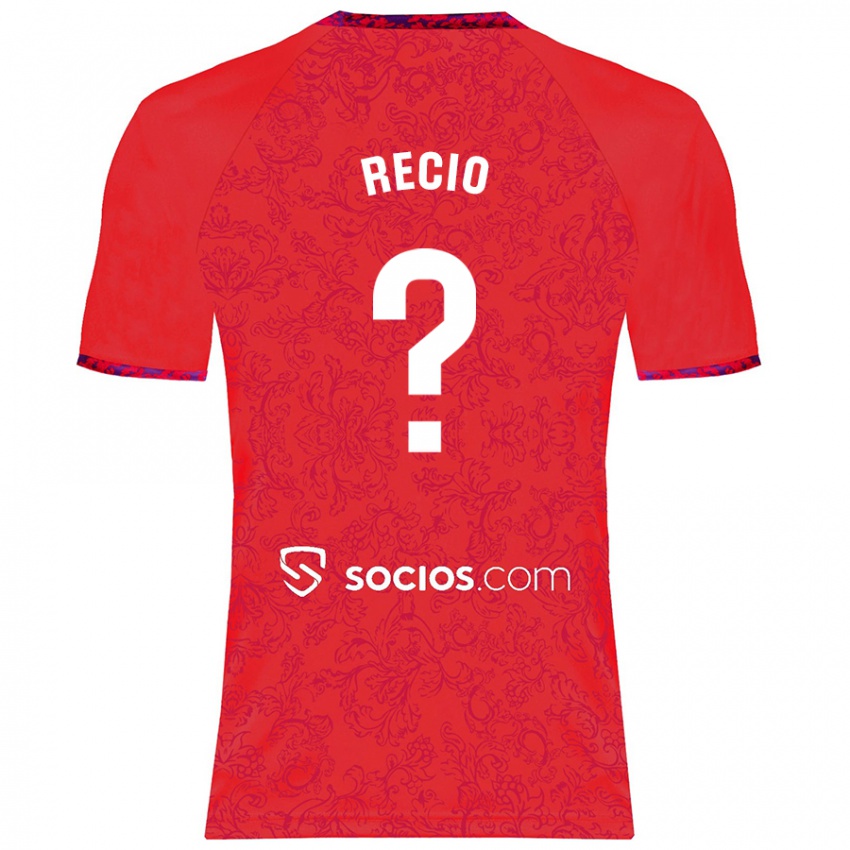 Niño Camiseta Sergio Recio #0 Rojo 2ª Equipación 2024/25 La Camisa Perú