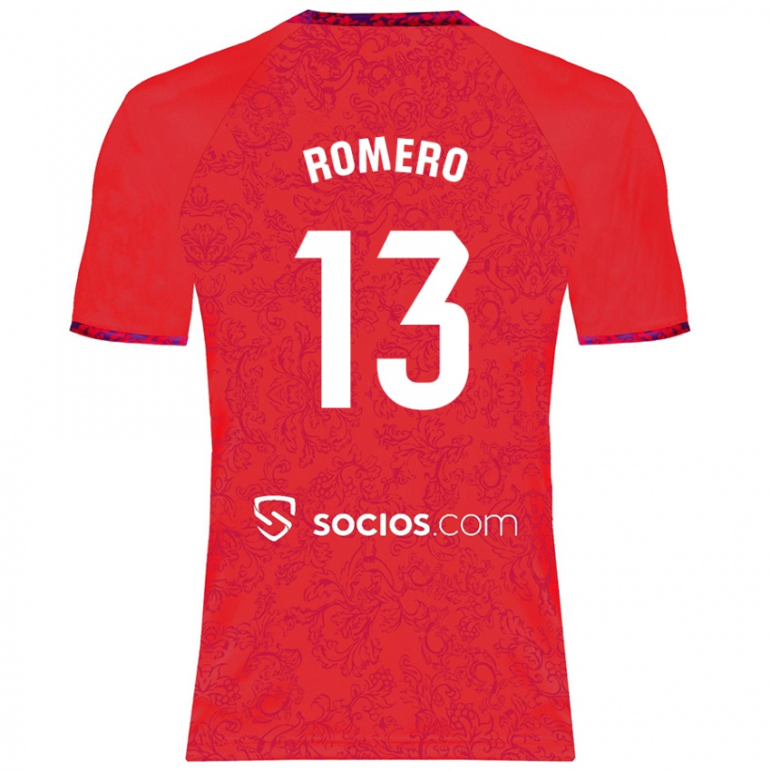 Niño Camiseta Rafael Romero #13 Rojo 2ª Equipación 2024/25 La Camisa Perú