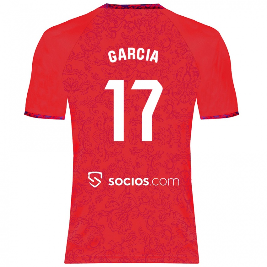 Niño Camiseta Débora García #17 Rojo 2ª Equipación 2024/25 La Camisa Perú