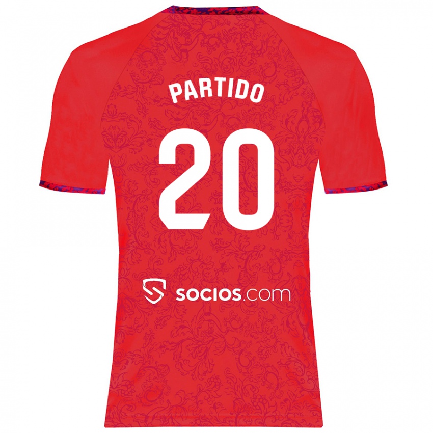 Niño Camiseta Paula Partido #20 Rojo 2ª Equipación 2024/25 La Camisa Perú