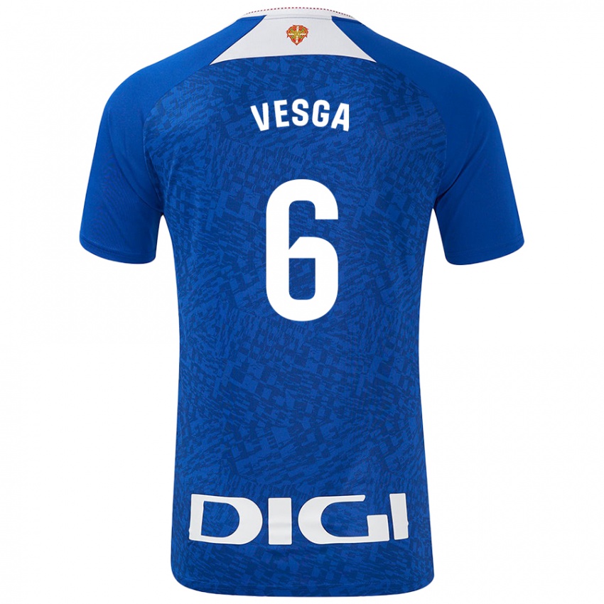 Niño Camiseta Mikel Vesga #6 Azul Real 2ª Equipación 2024/25 La Camisa Perú