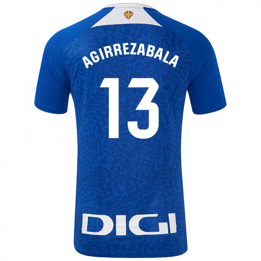 Niño Camiseta Julen Agirrezabala #13 Azul Real 2ª Equipación 2024/25 La Camisa Perú