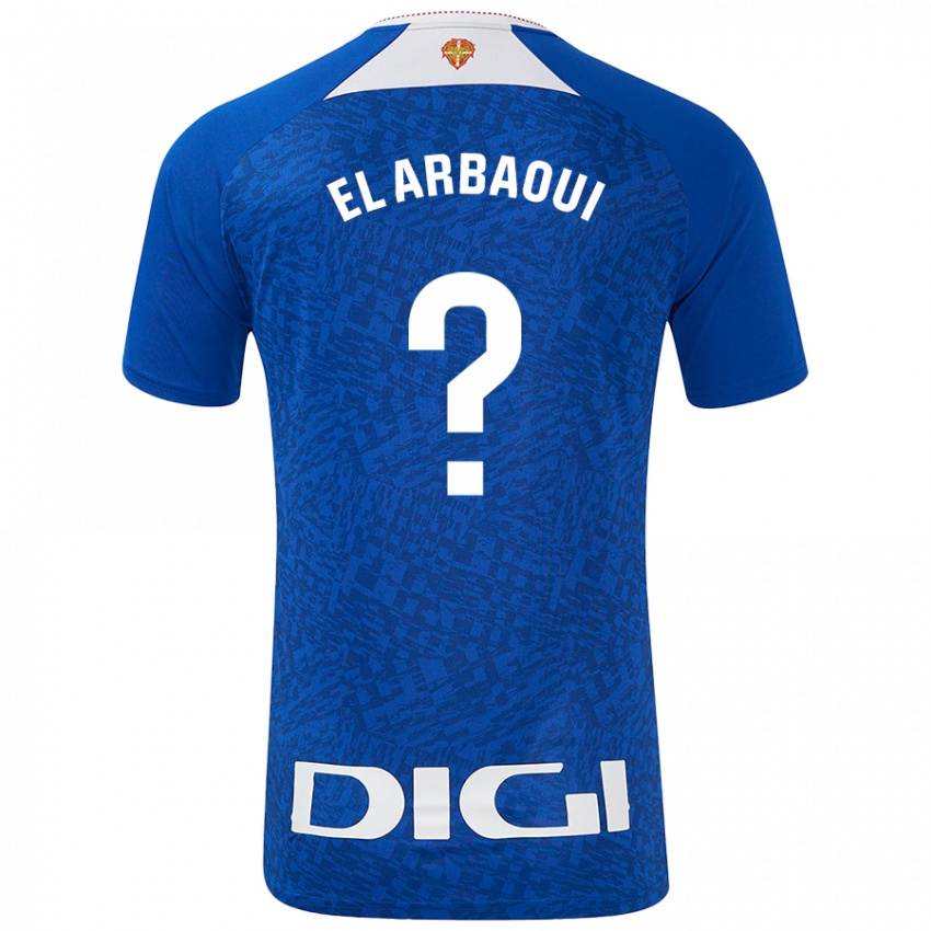 Niño Camiseta Ilyas El Arbaoui #0 Azul Real 2ª Equipación 2024/25 La Camisa Perú