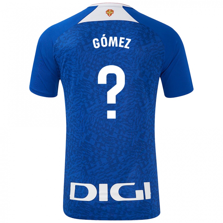 Niño Camiseta Xabi Gómez #0 Azul Real 2ª Equipación 2024/25 La Camisa Perú