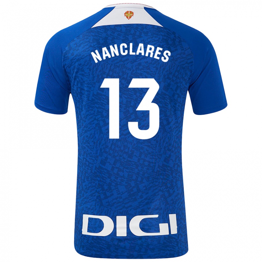 Niño Camiseta Adriana Nanclares #13 Azul Real 2ª Equipación 2024/25 La Camisa Perú