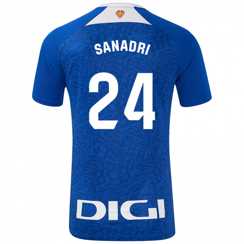 Niño Camiseta Sanadri #24 Azul Real 2ª Equipación 2024/25 La Camisa Perú