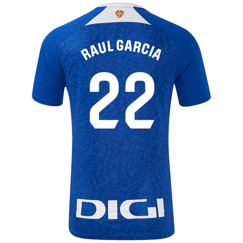 Niño Camiseta Raúl García #22 Azul Real 2ª Equipación 2024/25 La Camisa Perú